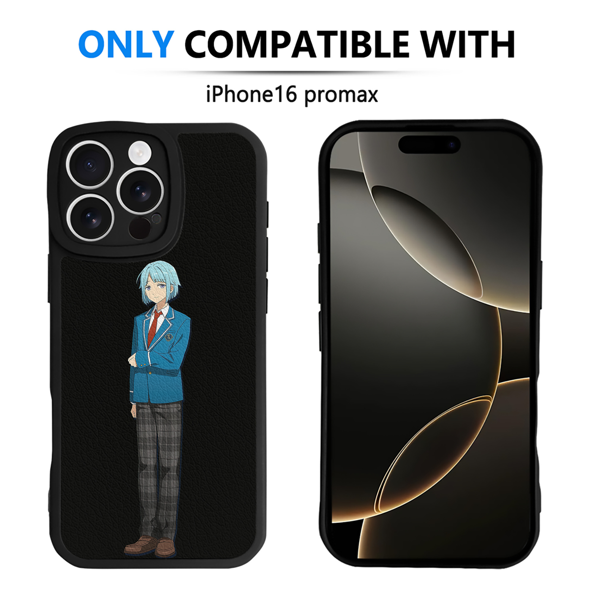 （画像用） あんさんぶるスターズ! Ensemble Stars 【iPhone 16シリーズ対応】シリコンスマホケース（レザー調） 材質：シリコン
